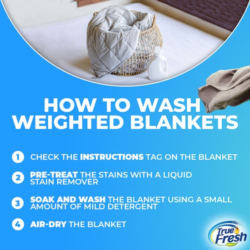 how to wash weighted blanket