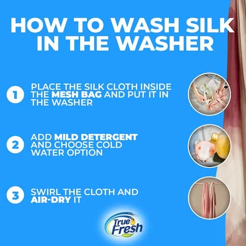 wash on silk clothes