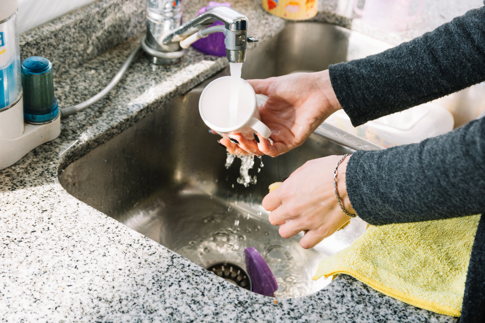 cleaning dishwasher without dishes