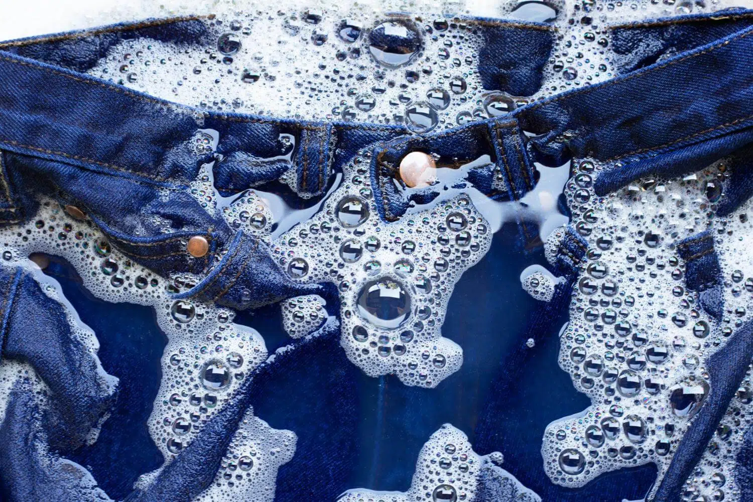 how to hand wash jeans