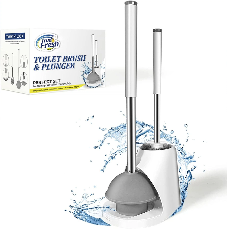 True Fresh Toilet Brush and Plunger