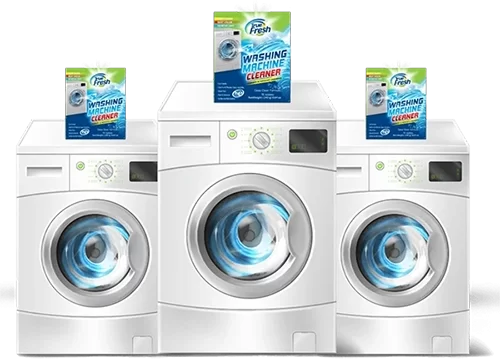 washing machine with cleaning tablets